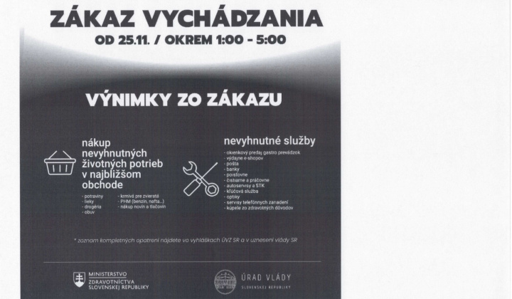 Aktuality / Núdzový stav