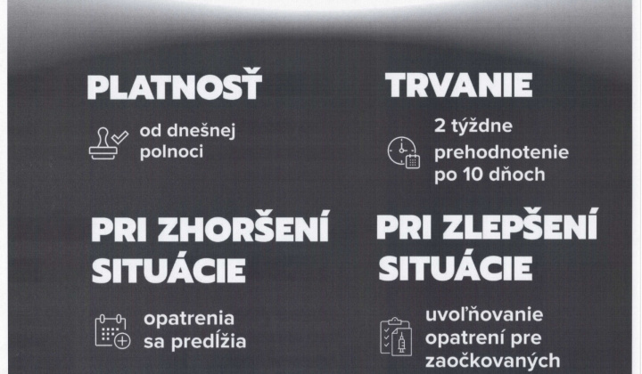 Aktuality / Núdzový stav